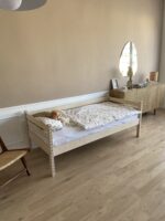 Кровать ROSTIK из березовой фанеры (бесцветный лак) (Без ЯЩИКОВ )