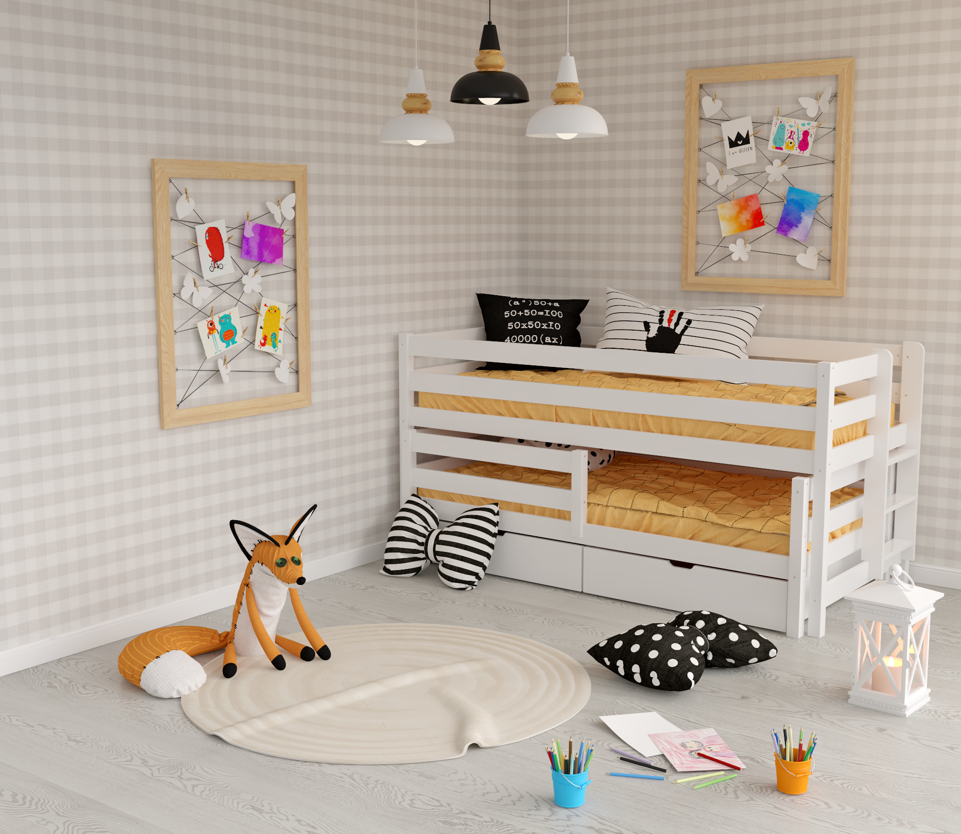 Кровать  “МЕЛИТА” ЭЛИС-2 из березы 90/190, 90/200 — изображение 1