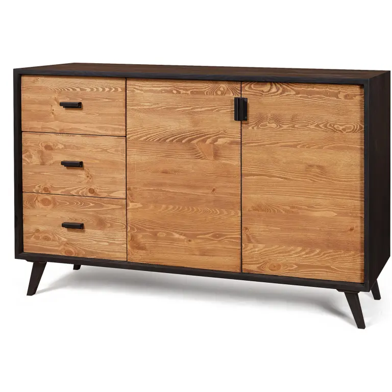 Тумба ERICK-MB2P+3T(массив сосны) — изображение 2