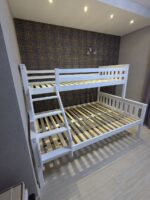 Двухъярусная кровать "Мальм-люкс" из массива сосны (без ящиков) 90x200/140х200,  80x200/120x200 — изображение 20