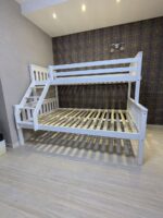 Двухъярусная кровать "Мальм-люкс" из массива сосны (без ящиков) 90x200/140х200,  80x200/120x200 — изображение 22