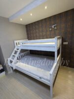 Двухъярусная кровать "Мальм-люкс" из массива сосны (без ящиков) 90x200/140х200,  80x200/120x200 — изображение 23