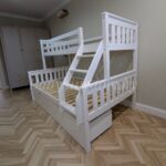 Двухъярусная кровать "Мальм-люкс" из массива сосны (с выкатными ящиками) 90x200/140х200 и 80x200/120x200 — изображение 13