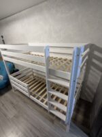 Двухъярусная кровать "Марта 2в1" из массива сосны 80x180, 90Х200 (без ящиков) — изображение 7
