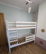 Двухъярусная кровать "Марта 2в1" из массива сосны 80x180, 90Х200 (без ящиков) — изображение 16