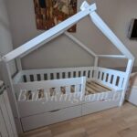 Кровать-домик "Вигвам" из массива сосны 80Х160 (с ящиками) — изображение 5