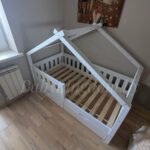 Кровать-домик "Вигвам" из массива сосны 80Х160 (с ящиками) — изображение 6