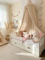 Односпальная кровать "Классика" из МДФ 80x140, 80х160 (с бортом и ящиком)