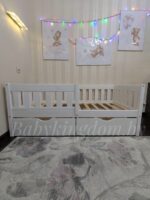 Односпальная кровать «Гретта» из массива сосны 70x140, 80×160, 80×180, 90Х200 с ящиками — изображение 6