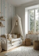 Односпальная кровать "Ночь" из МДФ 80x170, 80х180, 90x190 (с бортом и ящиками)