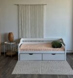 Односпальная кровать "Моана" 80×160,80×180,90×200 с ящиками(белый) — изображение 3