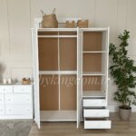 Шкаф Форест-2 (без зеркала цвет:Антик)(массив сосны) — изображение 5