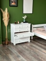 Тумба Юнона  1.5( белый воск)(массив сосны) — изображение 9