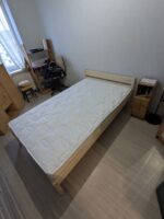 Односпальная  кровать "Бора" 90х200,120×200,140×200,160×200,180x200 (лак)(массив сосны) — изображение 8