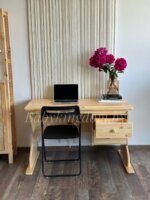 Стол Письменный  Рио Д4134(лак)(массив сосны) — изображение 9