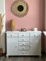 Тумба Юнона 1.7( белый)(массив сосны) — изображение 3