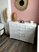 Тумба Юнона 1.7( белый)(массив сосны) — изображение 5