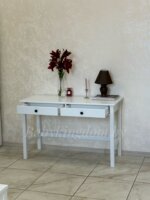 Стол Туалетный из массива сосны Ф-156.08. из массива сосны 1200х750х470мм(белый) — изображение 9