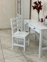 Стул из массива сосны Ф-156.17(белый воск) — изображение 3