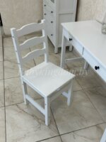 Стул из массива сосны Ф-156.17(белый воск)