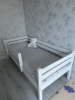 Кровать ROSTIK из березовой фанеры  с бортом  (Без ЯЩИКОВ ) — изображение 8