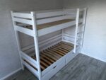Двухъярусная кровать ROSTIK из березовой фанеры с ящиками( БЕЗ БОРТА) — изображение 6