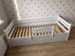 Кровать ROSTIK из березовой фанеры с ящиками и бортиком — изображение 13