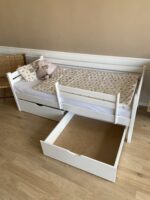 Кровать ROSTIK из березовой фанеры с ящиками и бортиком — изображение 12