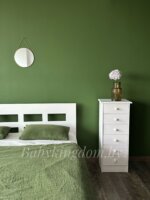 Кровать двуспальная "Сантина"(белый воск) 160x200, 180x200 массив сосны — изображение 8