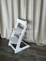 Растущий стул "Ростик" со сплошной спинкой ( белый )