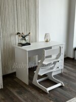 Растущий стул "Ростик" со сплошной спинкой ( белый ) — изображение 4