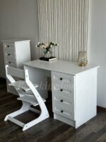 Растущий стул "Ростик" со сплошной спинкой ( белый ) — изображение 5