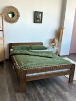 Кровать "Бодо" 90x200,120х200,140x200,160x200,180x200 цвет АНТИК(массив сосны) — изображение 2