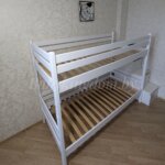 Двухъярусная кровать ROSTIK из березовой фанеры с лестницей -комодом( БЕЗ БОРТА БЕЗ ЯЩИКОВ) — изображение 8