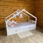 Кровать-домик с 2-умя выдвижными ящиками  Ф-141.11 90х200 — изображение 2