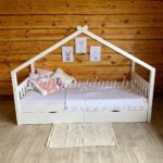 Кровать-домик с 2-умя выдвижными ящиками  Ф-141.11 90х200 — изображение 4