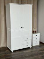 Шкаф Форест-1(массив сосны) (белый воск) — изображение 7