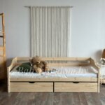 Односпальная кровать "Моана"(лак) 80×160,80×180,90×200 с ящиками