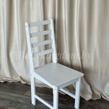 Стул из массива сосны МД-915 (белый воск)