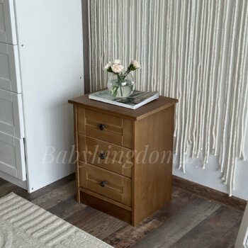 Тумба прикроватная Сканди-2 (антик)(массив сосны)