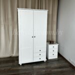 Шкаф Форест-1(массив сосны) (белый воск) — изображение 9