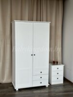 Шкаф Форест-1(массив сосны) (белый воск) — изображение 8