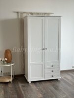 Шкаф Форест-1(массив сосны) (белый воск) — изображение 5