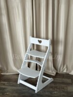 Растущий стул "Ростик сердцем"(белый)