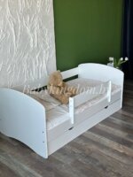 Односпальная кровать "Комфорт" из МДФ 80х160 (с бортом и ящиком) — изображение 6