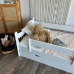 Односпальная кровать "Волна" из МДФ 80x140, 80х160 (с бортом и ящиком) — изображение 7