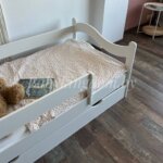 Односпальная кровать "Волна" из МДФ 80x140, 80х160 (с бортом и ящиком) — изображение 8