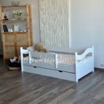 Односпальная кровать "Волна" из МДФ 80x140, 80х160 (с бортом и ящиком) — изображение 9