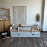 Односпальная кровать "Волна" из МДФ 80х170,80×180, 90x190 (с бортом и ящиками) — изображение 2