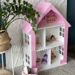 Кукольный домик (розовый)МДФ — изображение 3